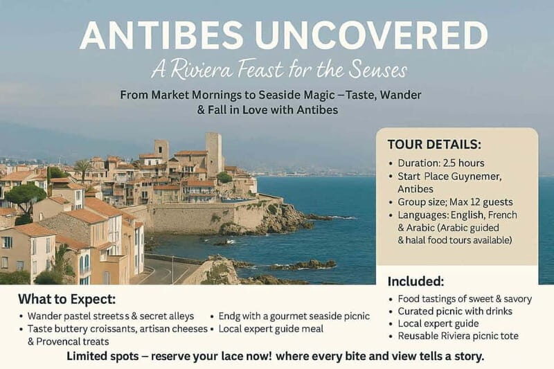 Bite into Antibes: Old Town Flavors & a Seaside Picnic - Discovering Antibes: A Food and Culture Walk with a View