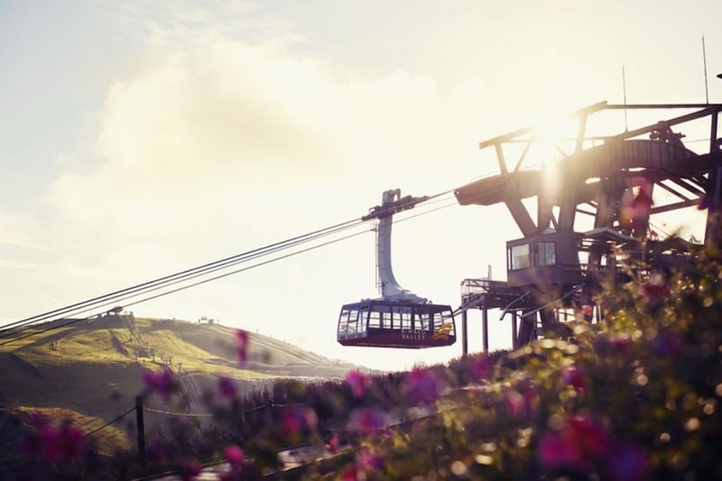 Biwako Valley Ropeway Round-way Ticket in Shiga - The ride up to Biwako Valley