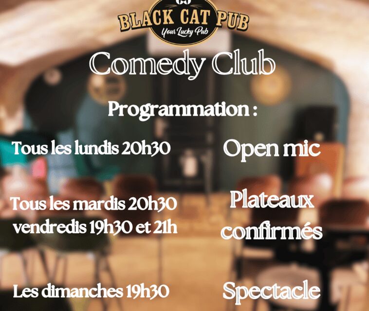 Black Cat Comedy Club - The Setting: Bordeaux’s Black Cat Comedy Club