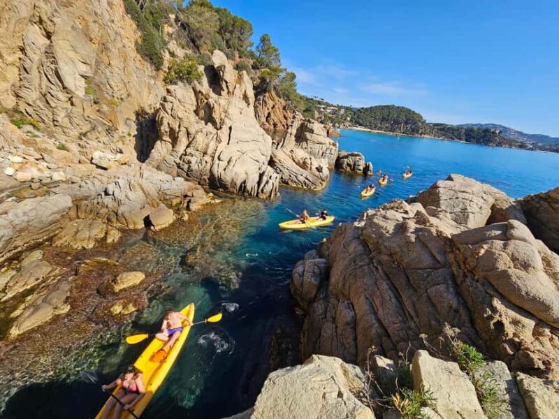 Blanes: Kayak and Snorkel Tour with Guide - Key Points