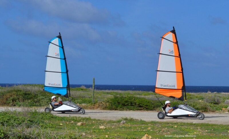 Blokart Landsailing on the shores of the Caribbean Bonaire - Discovering Bonaire’s Winds: A Full Breakdown of the Landsailing Tour