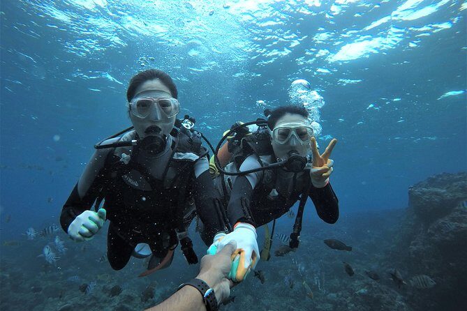 Blue Cave Area Experience Diving!Free feeding & photo images Chinese guide available!1 group with a dedicated instructor - Discover Okinawa’s Blue Cave with a Personal Touch