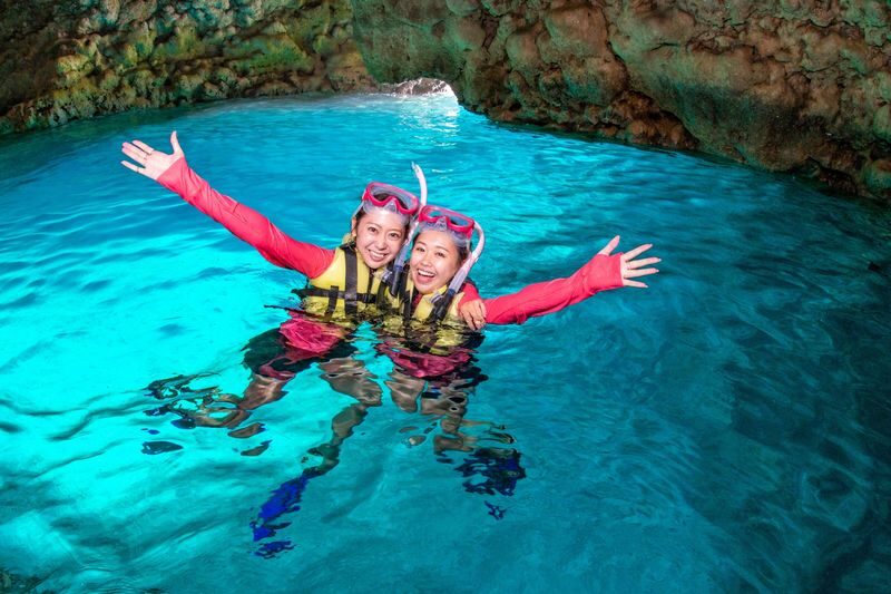 Blue Cave Diving/Snorkeling & Banana Boat Experience in Okinawa - Snorkeling or scuba: choose your comfort level