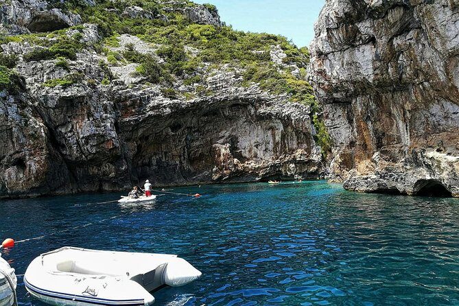 Blue Cave full day boat tour - Monk Seal Cave