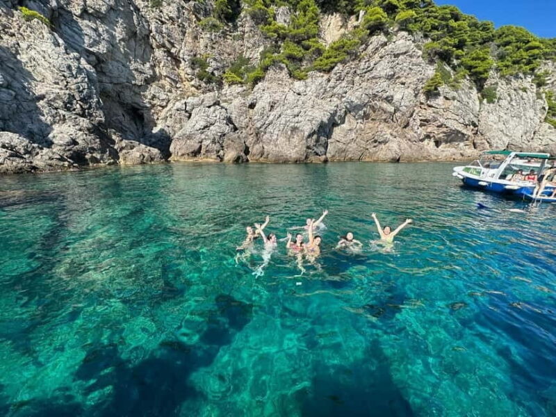 Blue Cave-Green caves-Lopud Sandy beach - tour with drink - A Closer Look at the Tour Experience