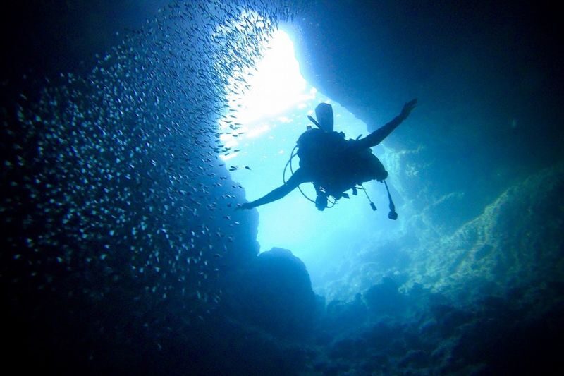 Blue Cave Snorkeling and Diving in Okinawa - Cape Maeda’s cave, and the chance of a change