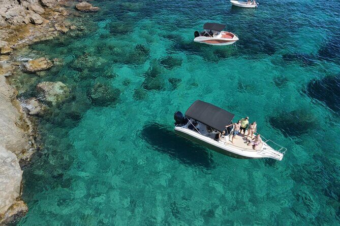 BLUE CAVE&GREEN CAVES /UNJ beach Speedboat tour- WITH DRINKS - Starting Point & Overall Structure