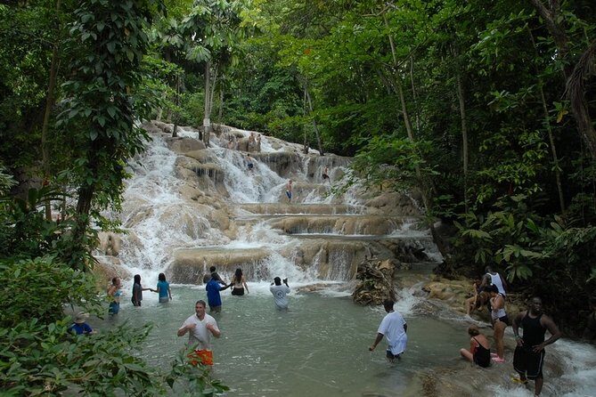 Blue Hole and Dunn's River Falls Tour from Montego Bay - Climbing Dunn’s River Falls