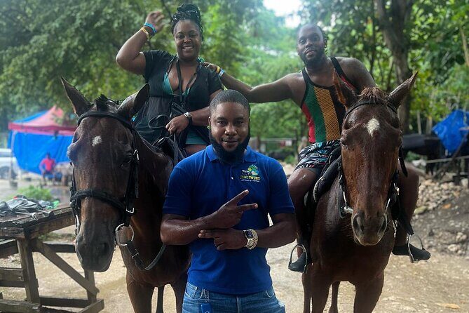 Blue Hole Falls& Horseback Riding Tour Ocho Rios from Montego Bay - An Authentic Jamaican Adventure: Blue Hole Falls & Horseback Riding Tour from Montego Bay