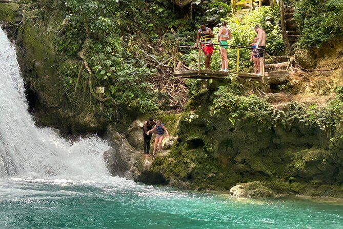 Blue Hole Secret Beach Atv riding free meal dunn river fall - Experience Jamaica’s Best in One Day: Blue Hole, Dunn’s River, and More