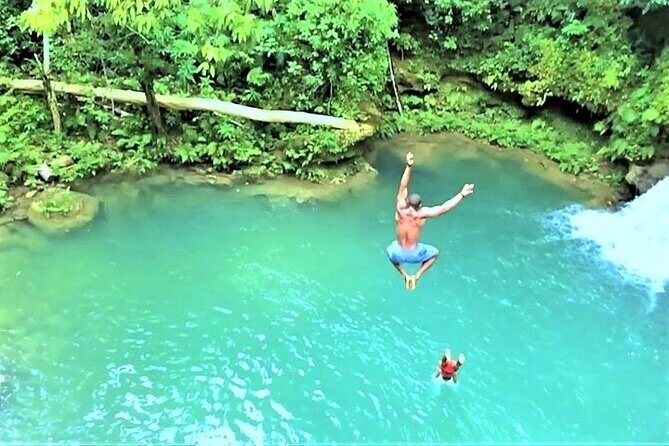 Blue Hole & Secret Falls Day-Trip with Shopping from Grand Palladium - The Blue Hole: Natural Refreshment and Thrills