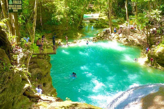 Blue Hole Secret Falls, White River Rafting, and River Tubing from Ocho Rios - Key Points