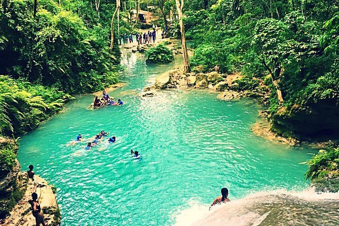 Blue Hole & Secrets Falls and White River Tubing Private Tour - Key Points