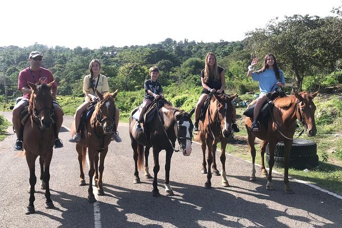 Blue hole waterfalls + horseback riding combo tour from Ocho Rios - An Exciting Mix of Nature and Adventure in Ocho Rios