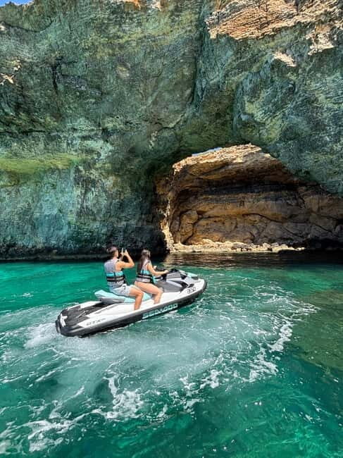 Blue Lagoon & Crystal Lagoon Jet Ski Tour with Photos - A Thrilling 45-Minute Jet Ski Ride from Hondoq Bay to Malta’s Most Famous Lagoons