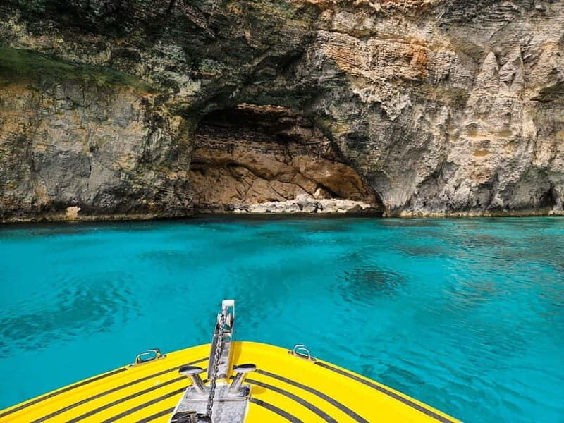 Blue Lagoon Malta: Crystal Lagoon, & Caves Private Speedboat - A Private Speedboat Excursion to Malta’s Blue Lagoon and Caves