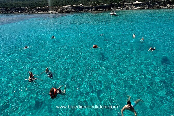 Blue Lagoon trip with slide & music departing from Latchi harbour - A Closer Look at the Blue Lagoon Trip