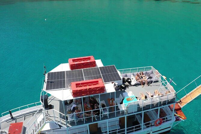 Boat Cruise in Lindos with Swim Stops & Meal Deal - FAQs