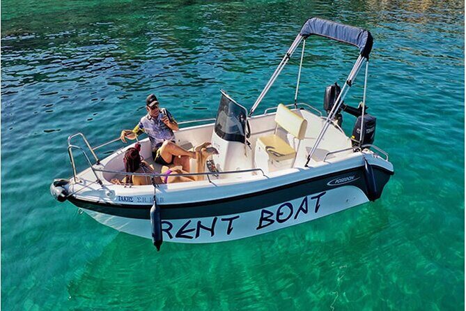 BOAT RENTAL 2h,4h,6h or 8h from Hersonissos CRETE - Experience the Freedom of a Private Crete Boat Rental