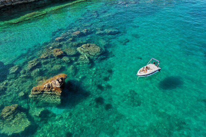 BOAT RENTAL 2h,4h,6h or 8h from Hersonissos CRETE - Key Points