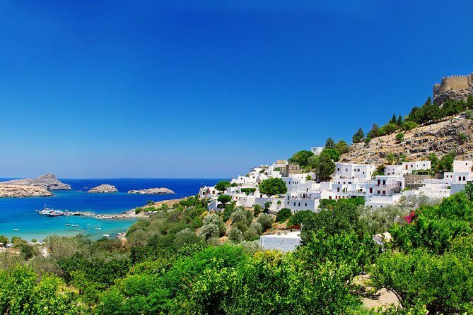 Boat Trip to LINDOS with Swimming Stops at Anthony Quinn's & Tsambika Bays - FAQs