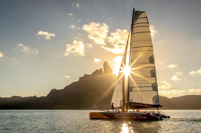 Bora Bora Catamaran Sunset Sail - Bora Bora Catamaran Sunset Sail: A Relaxing Night in Paradise