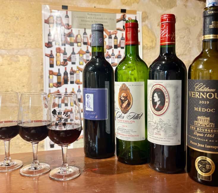 Bordeaux wine: tasting class 4 red wines pairing charcuterie - Discover Bordeaux Wines in a Tasting Class – A Practical and Enjoyable Experience