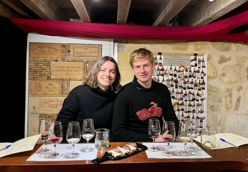 Bordeaux wine: tasting class 4 red wines pairing charcuterie - Key Points