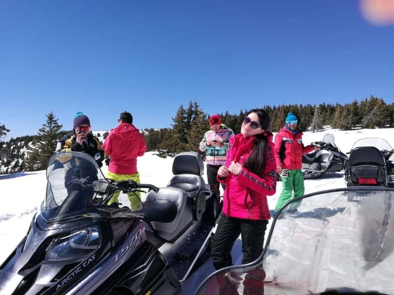 Borovets: Deposit for Snowmobile Safari with Instructor - Key Points