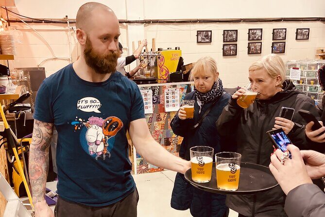 Brewery bus tour, 4 breweries, 12 beers, 1 pizza, 1 bus - Exploring Liverpool’s Craft Beer Scene: A Brewery Bus Tour