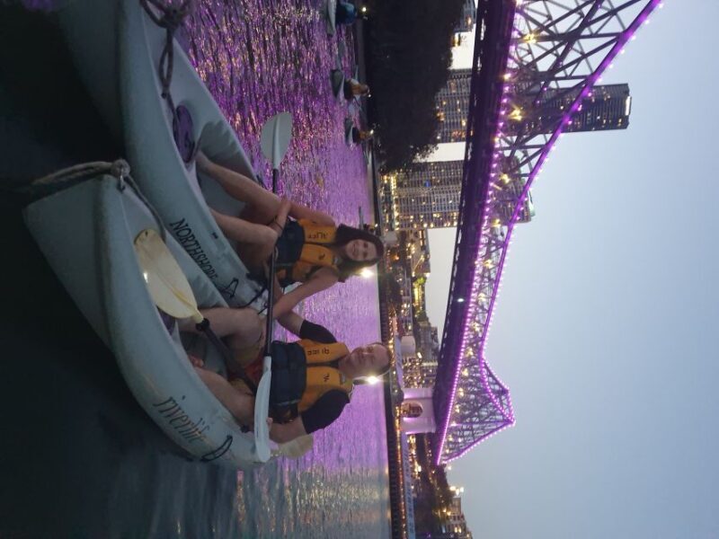Brisbane: Illuminated River Night Kayak Tour - Key Points