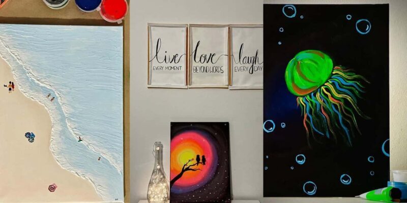 Brisbane: Paint and Sip Classes - Acrylic, Canvas & Wine - Key Points