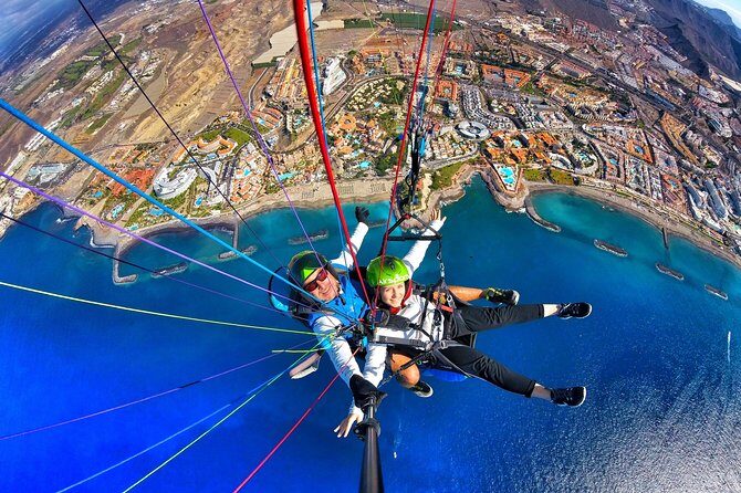 BRONZE tandem paragliding flight in South Tenerife, free pick up - Experience Tenerife from the Sky: A Tandem Paragliding Tour
