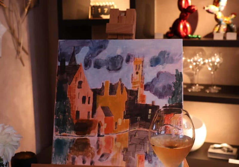 Bruges: Paint and Sip with Champagne and Chocolate - Bruges: Paint and Sip with Champagne and Chocolate — An Authentic Night Out