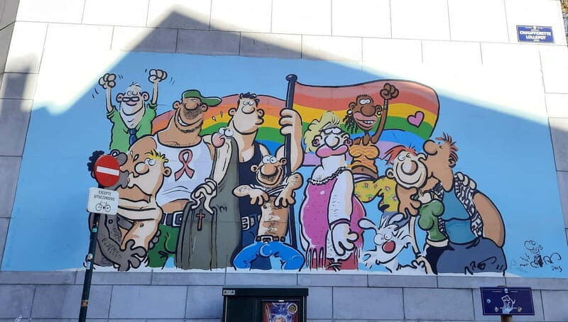 Brussels Walking tour Comic strip - Key Points