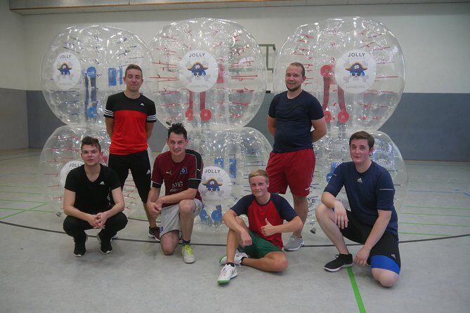 Bubble soccer in the center of Hamburg with beer / champagne - Exploring Hamburg’s Bubble Soccer Experience