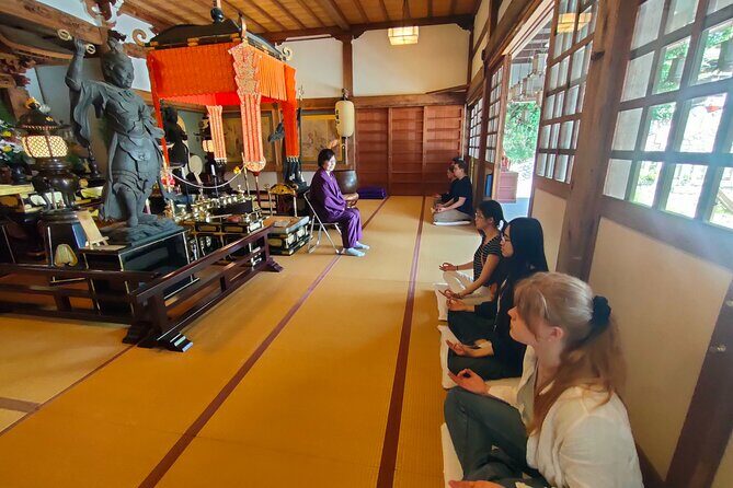 Buddhism Meditation, Statues Viewing Lunch Box Making at temple - Key Points