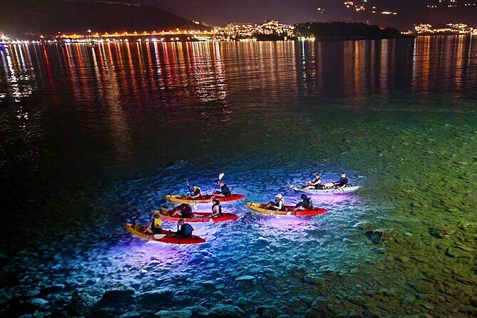Budva: 2-Hour «Night Lights» Kayak Tour - An Evening Adventure on the Water: The Budva Night Lights Kayak Tour