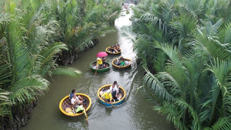 BUFFALO RIDING -BASKET BOAT & BIKE TOUR-HOI AN - The Sum Up