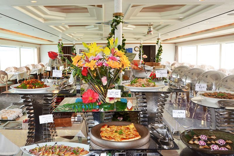 Buffet Cruise in Miyako Island Okinawa - Irabu Bridge and the open-deck views