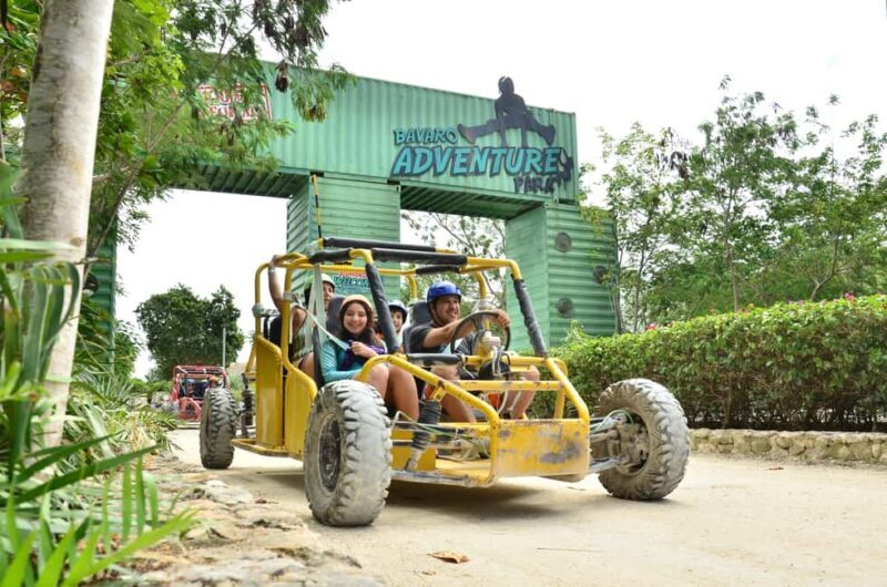 Buggy Ride, Zipline Splash & Waterfall Pool Combo with Lunch - Visiting the Dominican Village