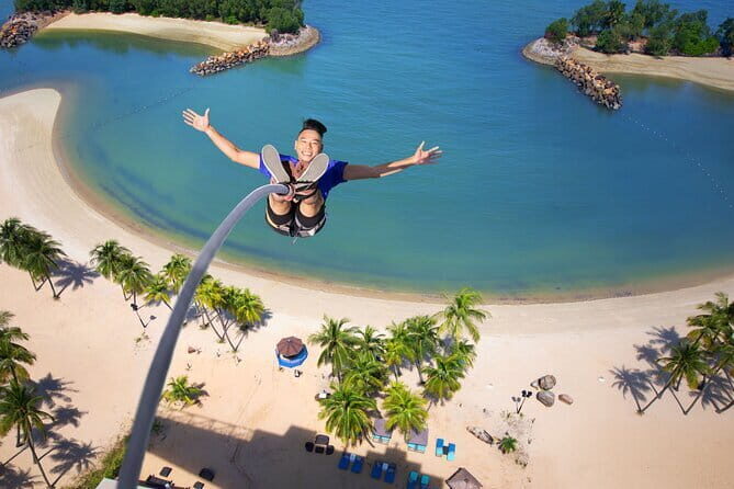 Bungy Jump - An Exciting Leap Off Siloso Beach: Bungy Jump at Skypark Sentosa