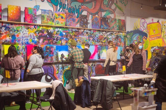 BYOB Spray Paint 'n' Sip at Studio W.I.P. Chicago - An In-Depth Look at the Experience
