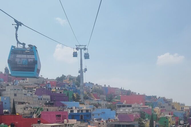 Cable car on a walking tour through iztapalapa - Key Points