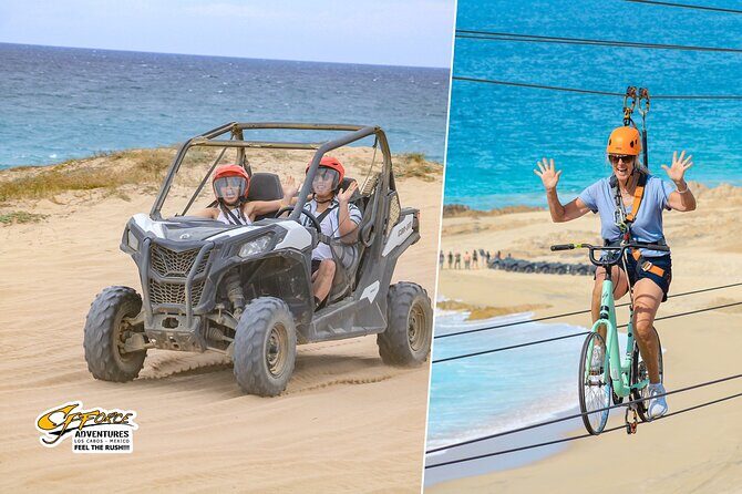 Cabo Adventure Combo: Beach UTV & Sky Bike Ride - Key Points