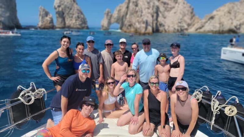Cabo: Arch, Whales, Snorkel Tour - Food & Drinks 1-20 people - FAQ