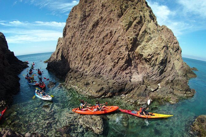 Cabo de Gata Active. Guided kayak and snorkel route through coves of the Natural Park - Exploring Cabo de Gata from the Water: A Guided Kayak and Snorkel Tour