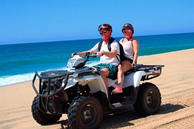Cabos Best ATV Tour  Desert, Beach Ride & Tequila Tasting - Key Points