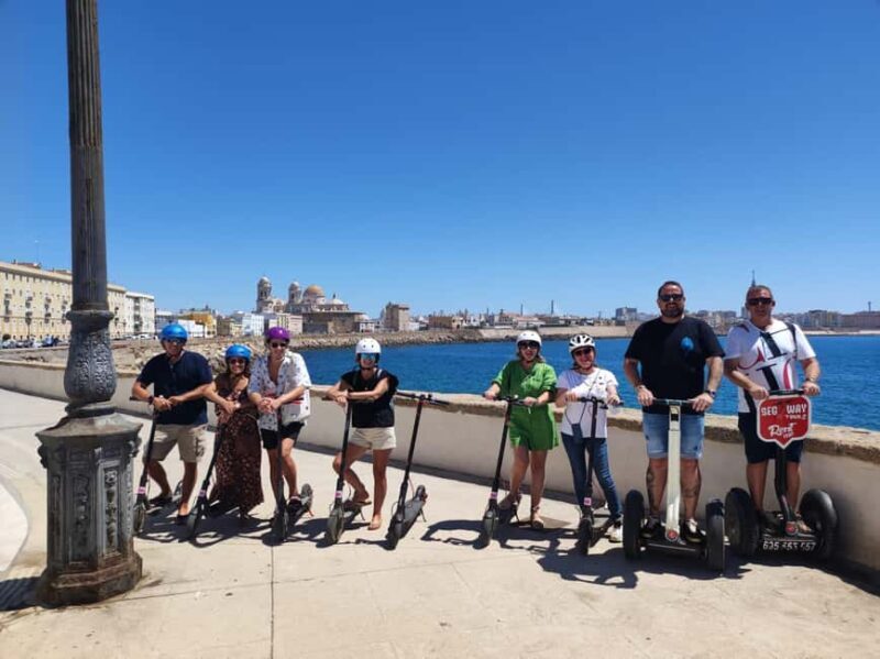 Cadiz: 1.45H Guided Segway/eScooters/EBikes for Big Groups - Authentic Traveler Feedback