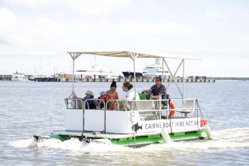 Cairns: Pontoon Boat Hire with Optional BBQ and Fishing Hire - Key Points